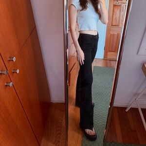 Siwy Black Flare Jeans